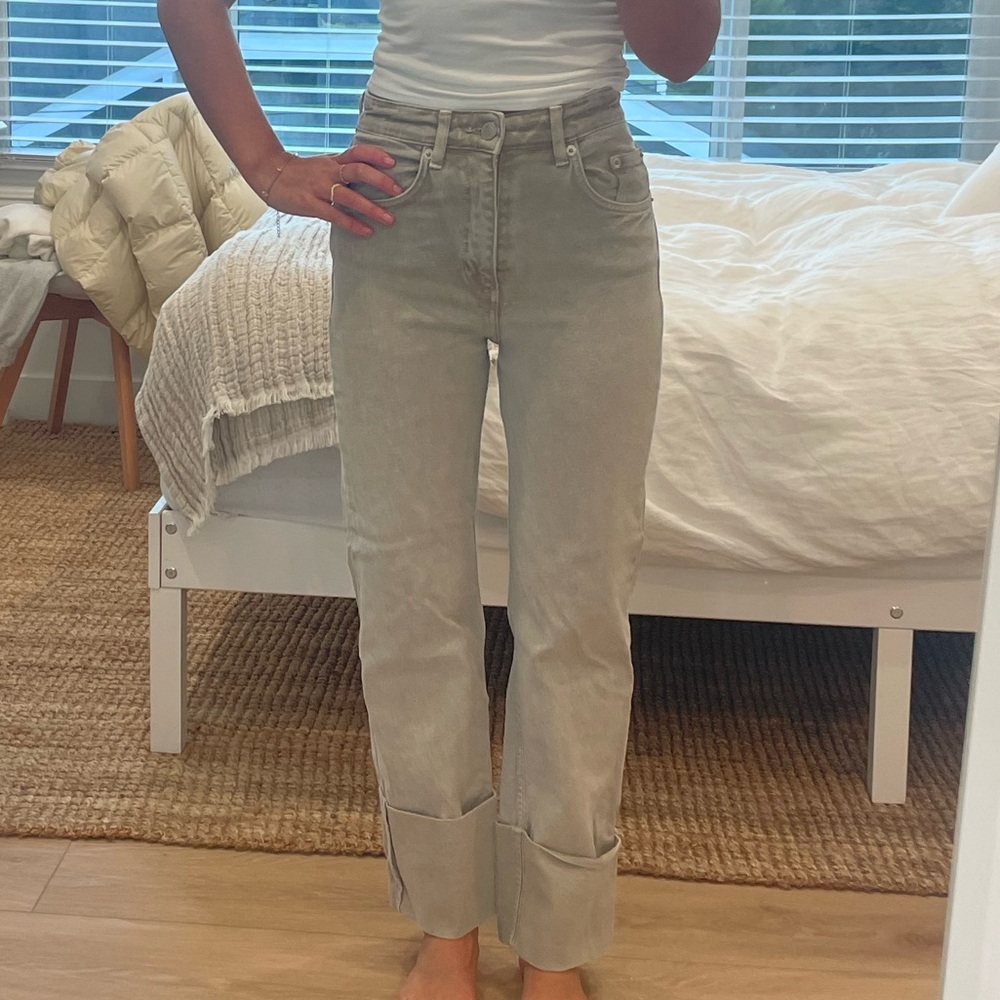 Zara cuff jeans